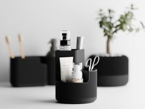The Small Elegant Oval Organizer for Bathrooms