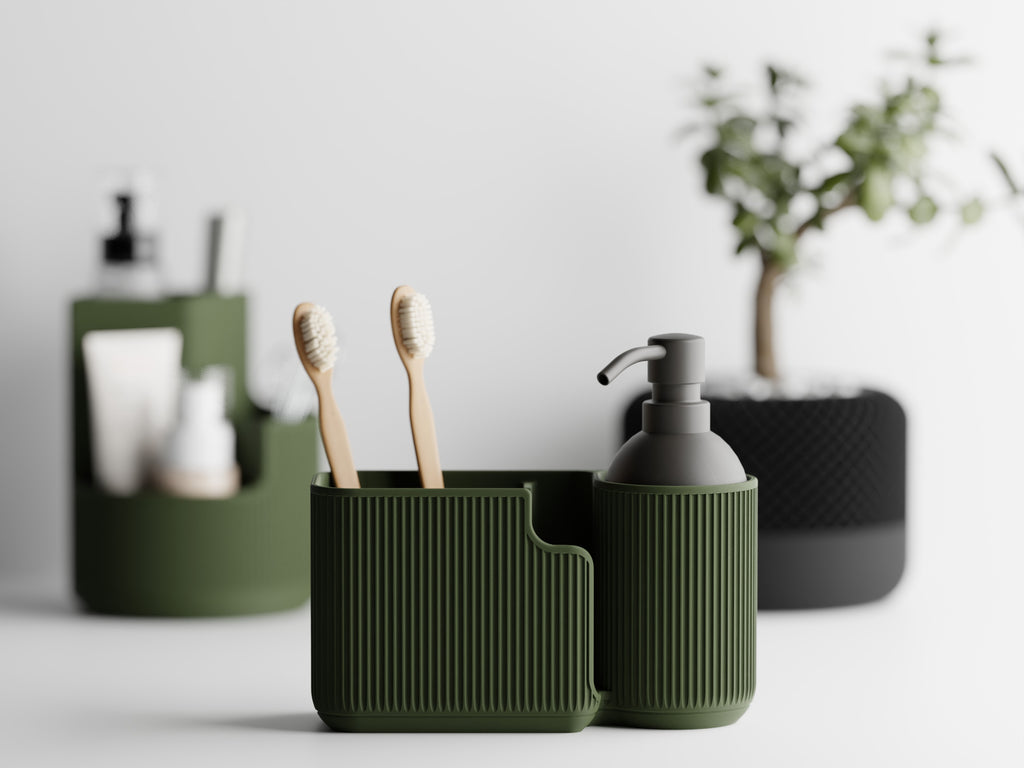 The Elegant Oval Organizer for Bathrooms