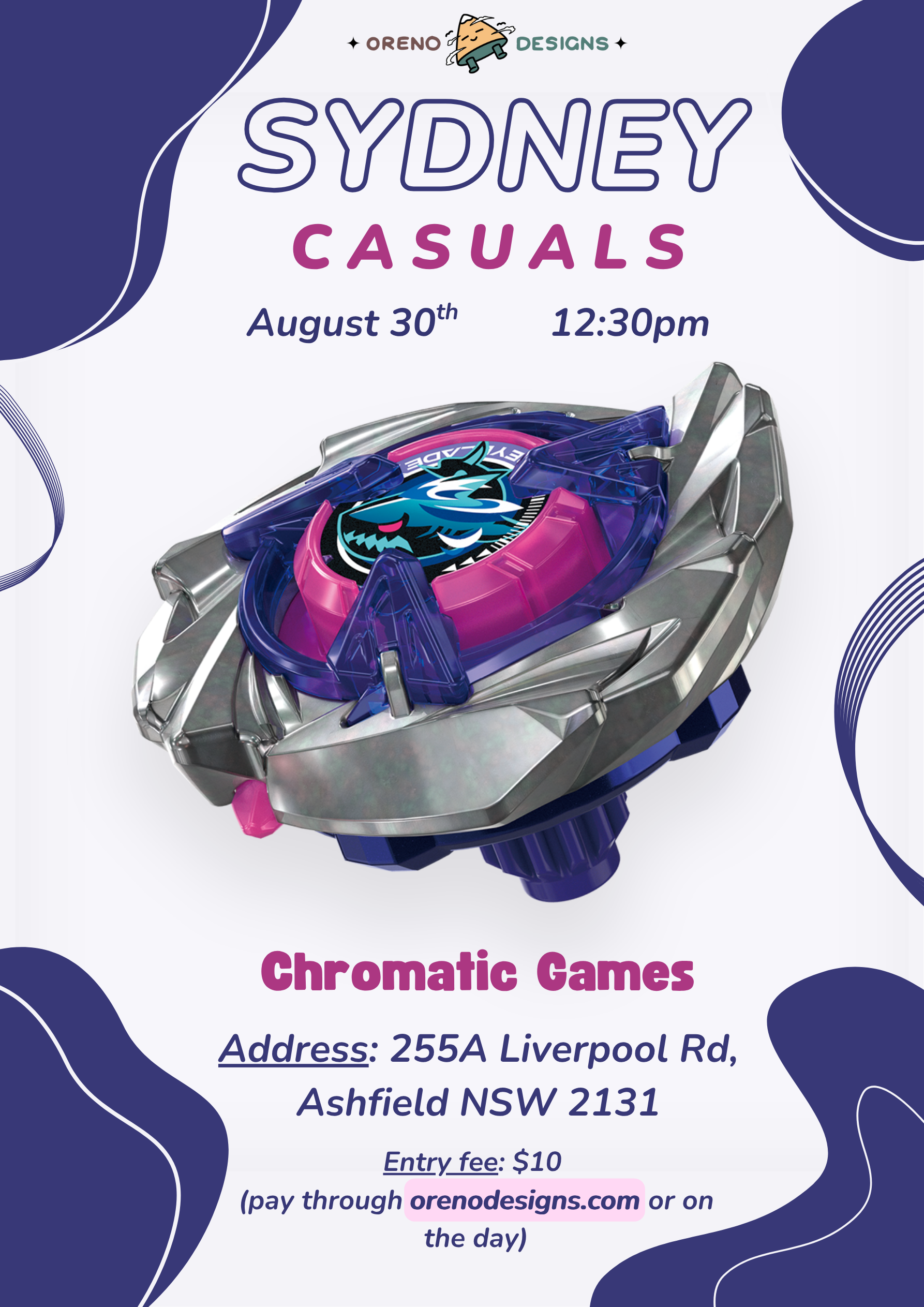 Sydney Casuals - Beyblade X Tournament