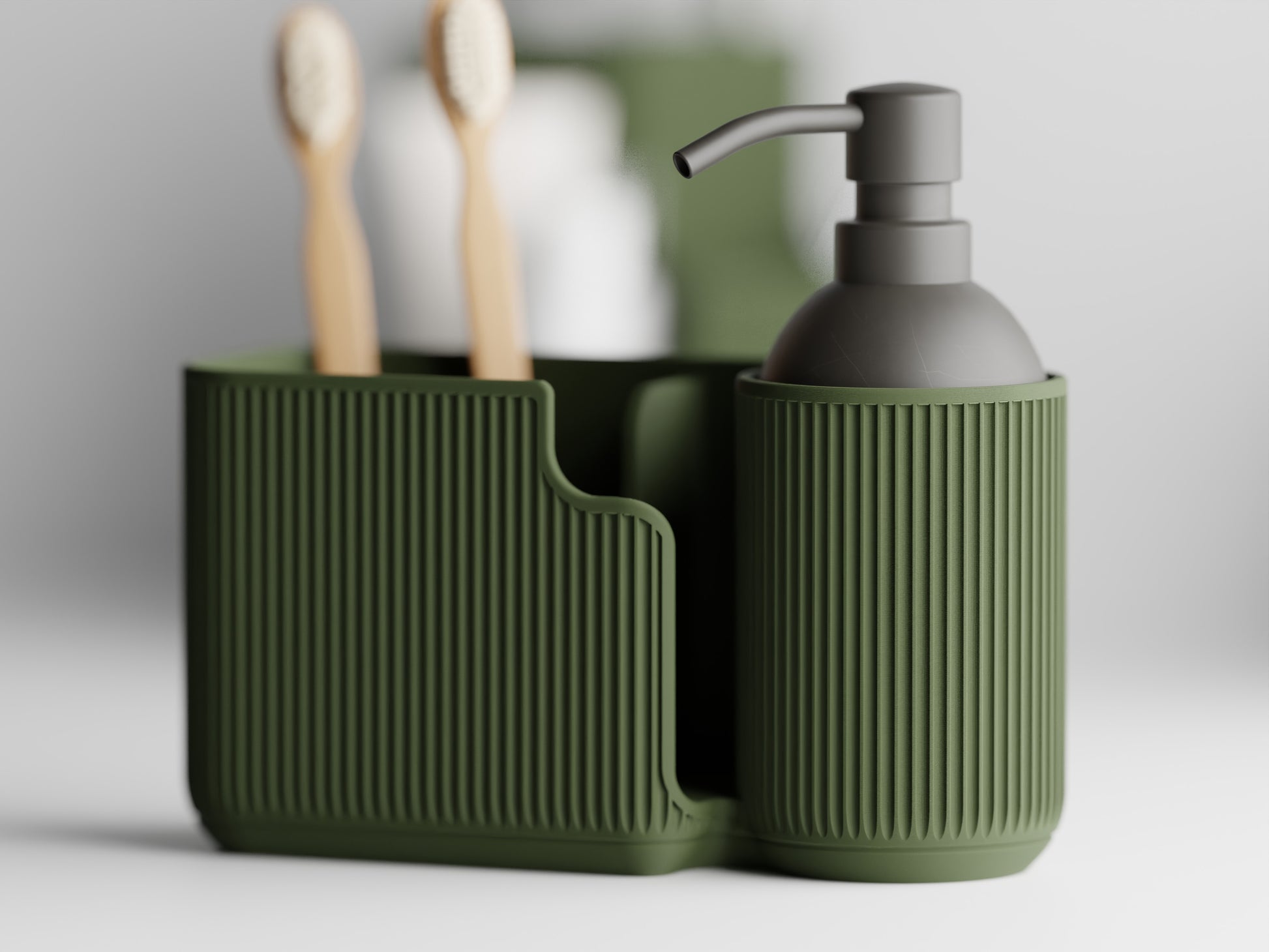 The Elegant Oval Organizer for Bathrooms
