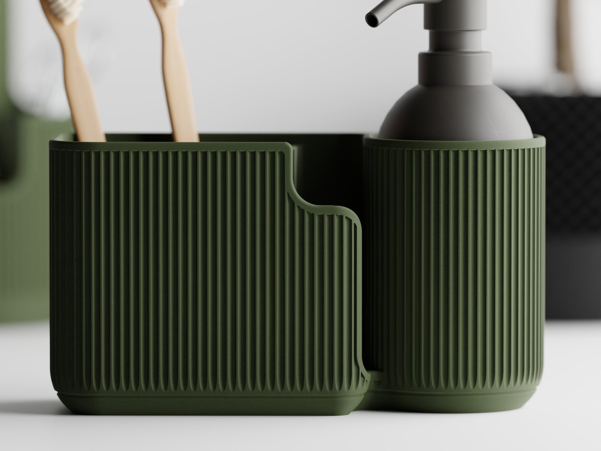 The Elegant Oval Organizer for Bathrooms