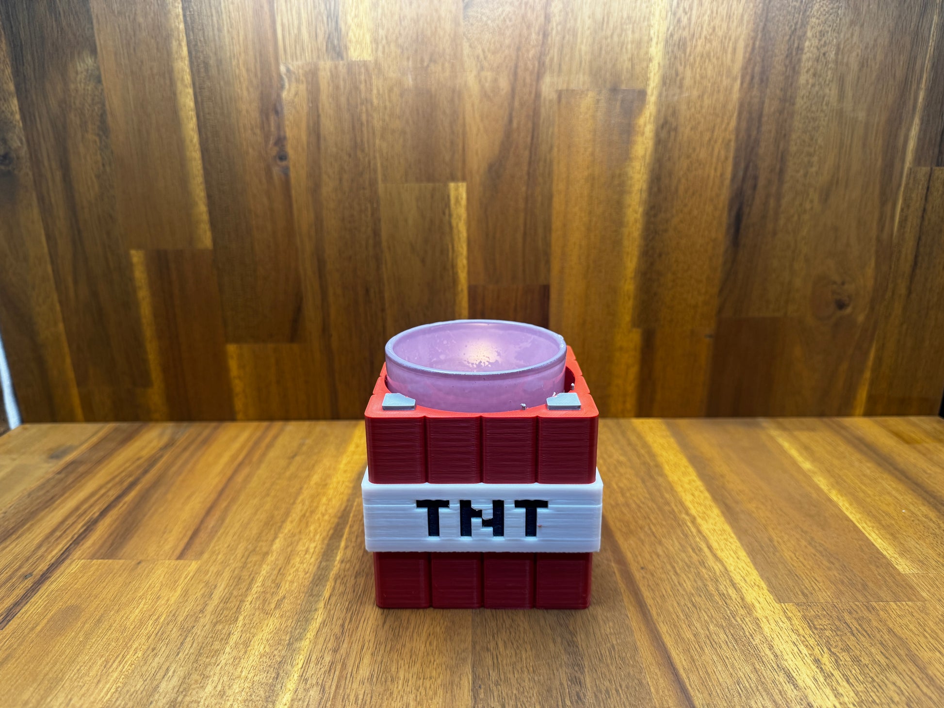 Minecarft TNT Candle Holder