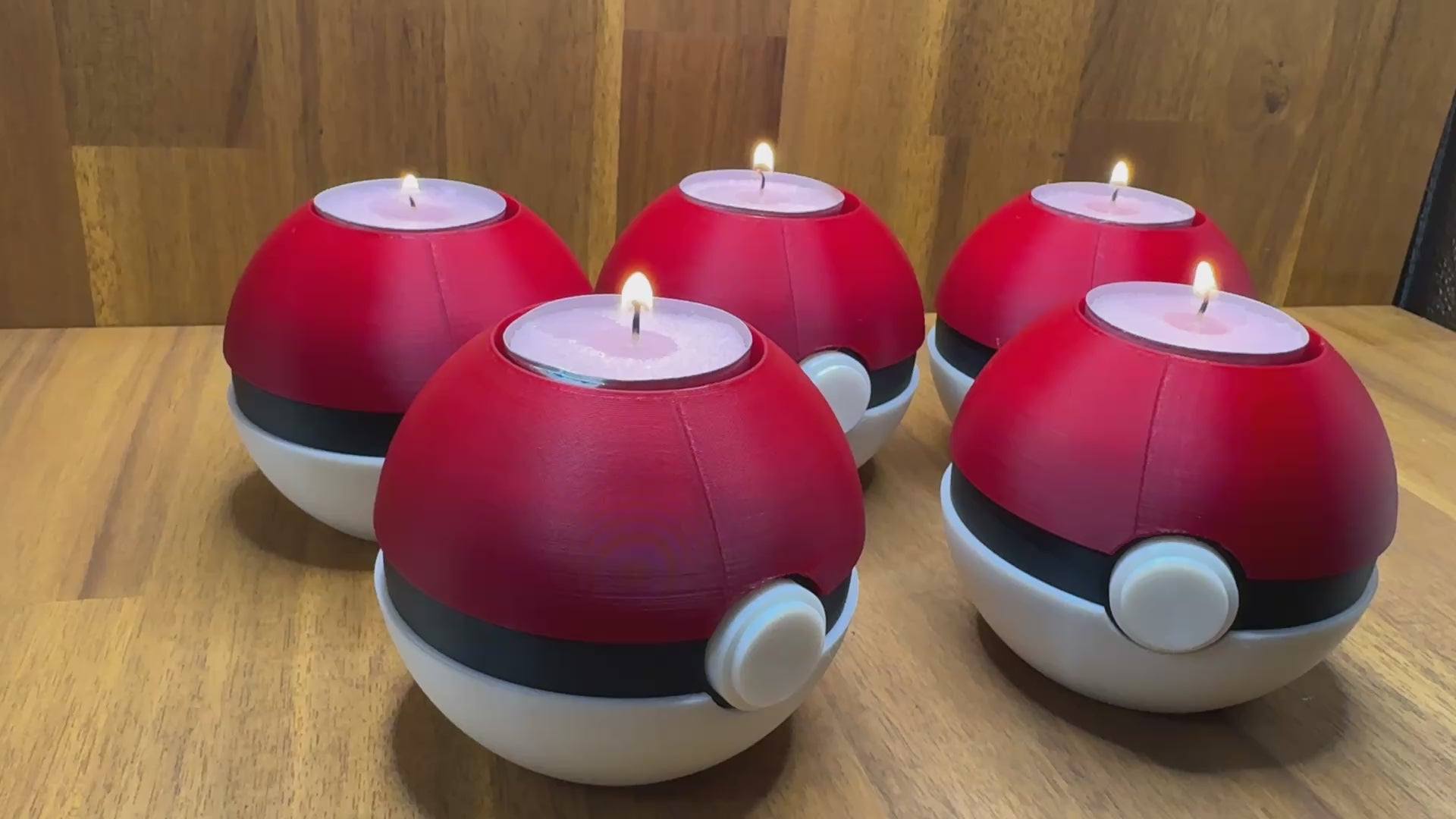 Mini PokeBall Candle Holder